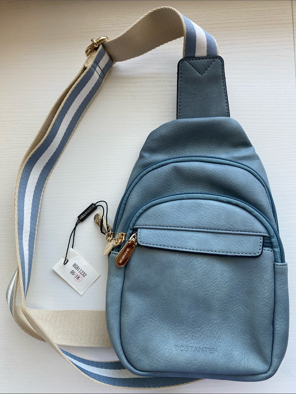 Blue Cross Body Bag